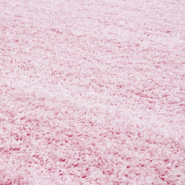 Rond Hoogpolig vloerkleed - Life Roze - 2