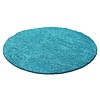 Rond Hoogpolig vloerkleed - Life Turquoise  - thumbnail