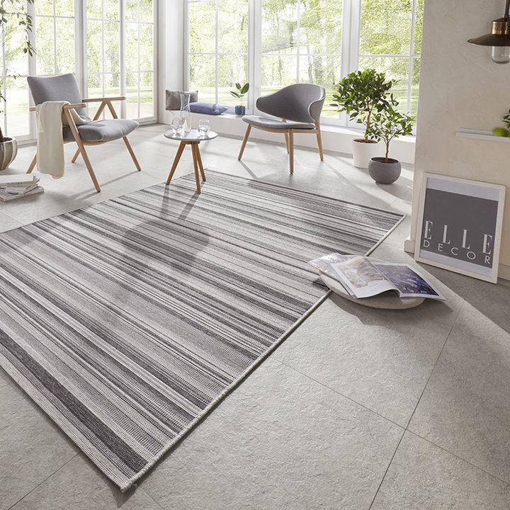 Modern vloerkleed – Secret Antraciet/Creme Calais