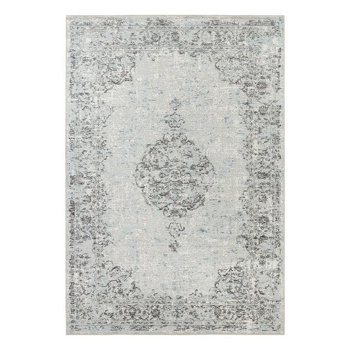 Vintage vloerkleed - Pleasure Blauw/Zwart Vertou - 1