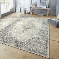 Vintage vloerkleed – Pleasure Groen/Zwart Vertou