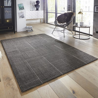 Scandinavisch vloerkleed – Glow Donkergrijs Creme Castres