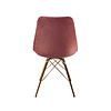 Stoel Velvet Roze - Goud frame - thumbnail 3