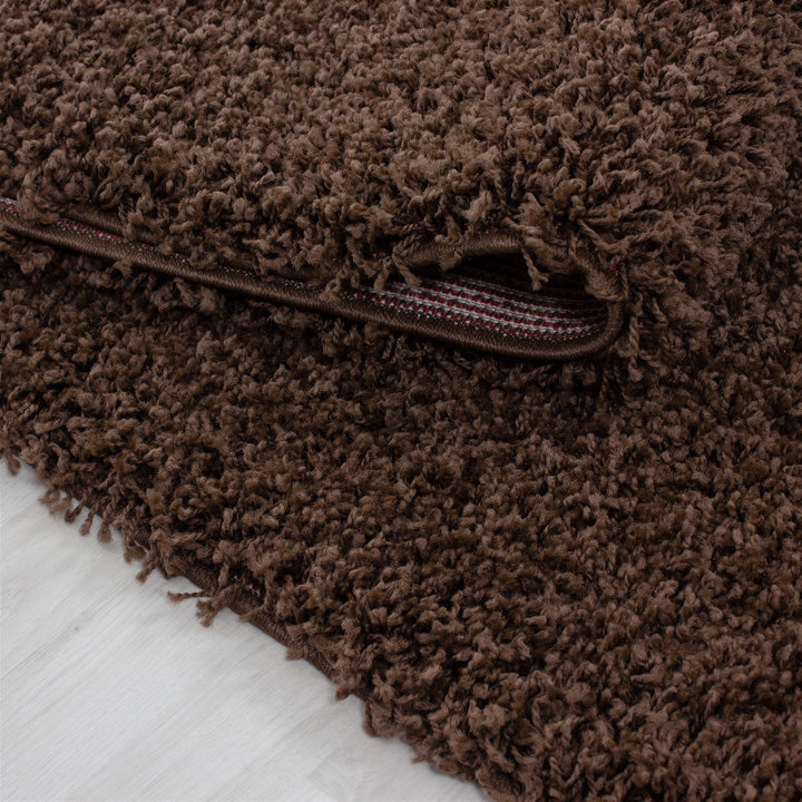 Hoogpolig vloerkleed - Sade Bruin - 3