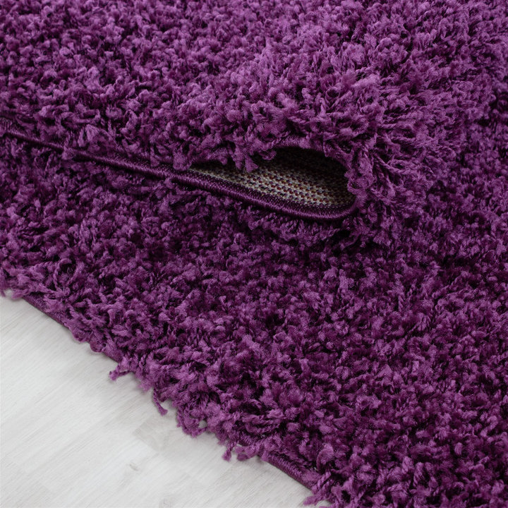 Hoogpolig vloerkleed - Sade Paars - 3