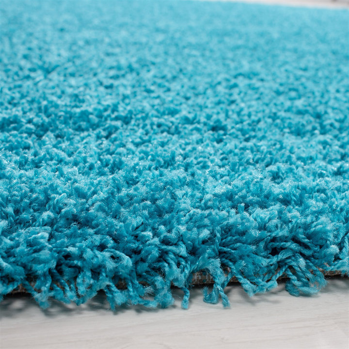 Hoogpolig vloerkleed - Sade Turquoise - 2