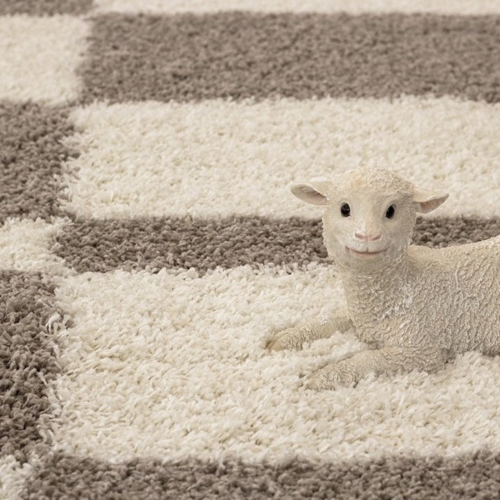 Hoogpolig vloerkleed - Gala Beige - 3