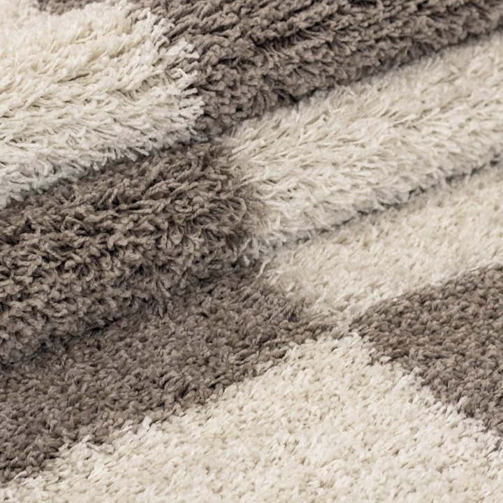 Hoogpolig vloerkleed - Gala Beige - 4