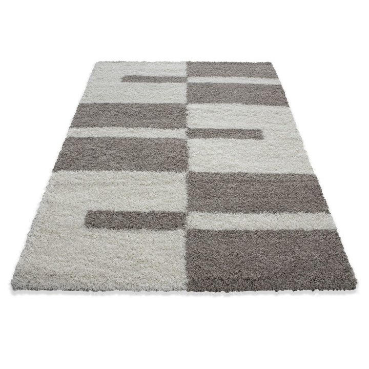 Hoogpolig vloerkleed - Gala Beige - 1