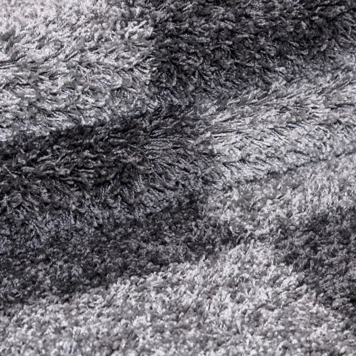 Hoogpolig vloerkleed - Gala Grijs - 4