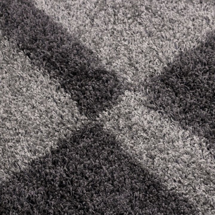 Hoogpolig vloerkleed - Gala Grijs - 2