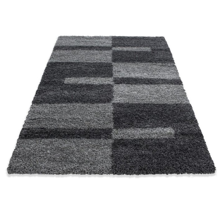 Hoogpolig vloerkleed - Gala Grijs - 1