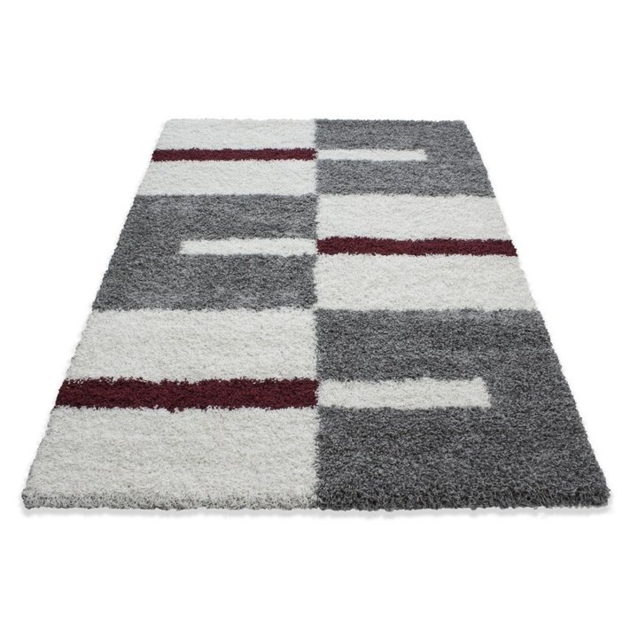 Hoogpolig vloerkleed - Gala Rood - 1