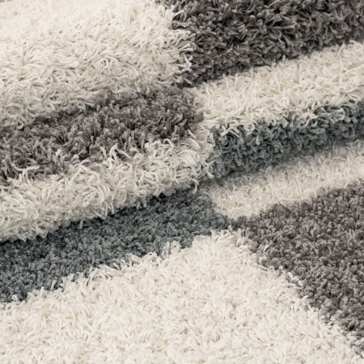 Hoogpolig vloerkleed - Gala Turquoise - 4