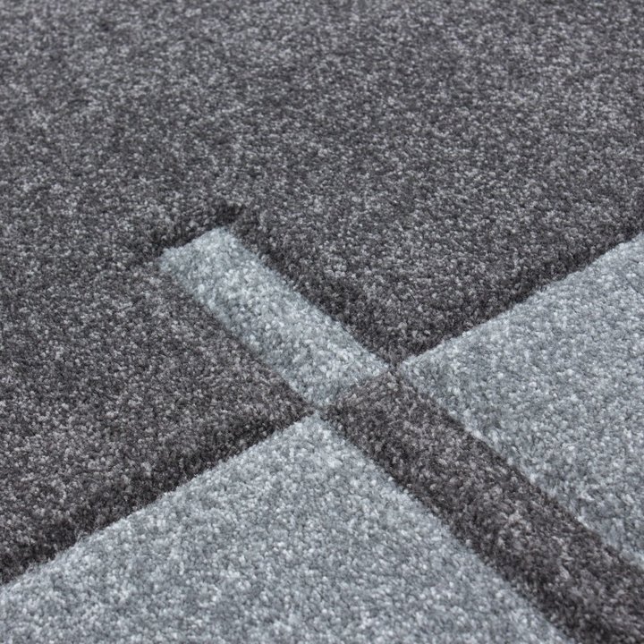 Modern vloerkleed - Tetris Grijs 1310 - 4