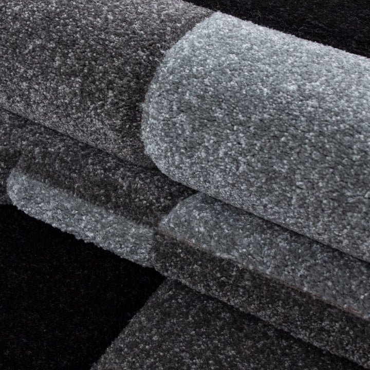 Modern vloerkleed - Tetris Grijs 1310 - 5