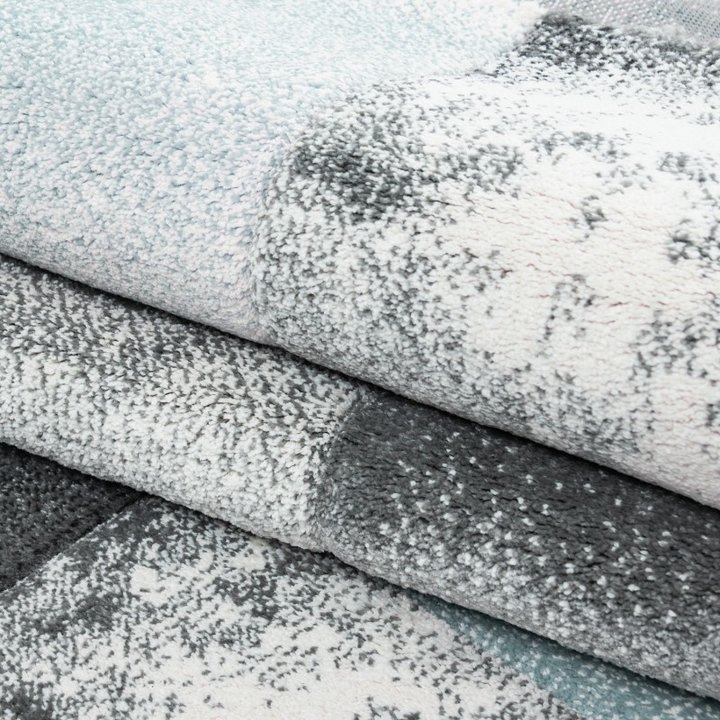Modern vloerkleed - Tetris Blauw 1710 - 5