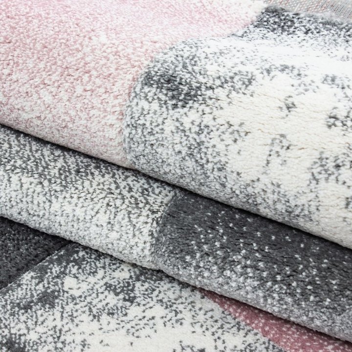 Modern vloerkleed - Tetris Roze 1710 - 5