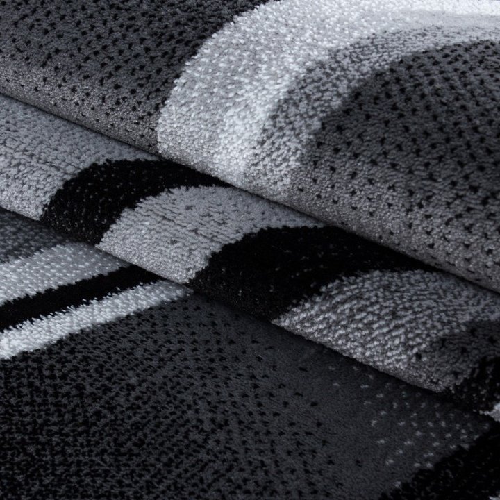 Modern vloerkleed - Jena Zwart 9210 - 4