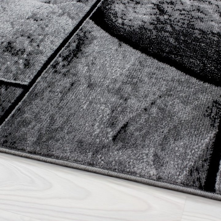 Modern vloerkleed - Jena Zwart 9250 - 2