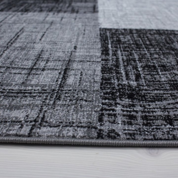 Modern  vloerkleed - Plus Zwart 8001 - 2