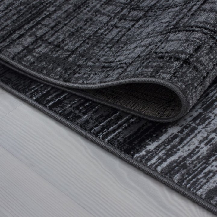 Modern  vloerkleed - Plus Zwart 8001 - 3