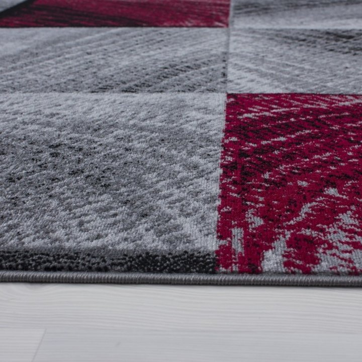 Modern vloerkleed - Plus Rood 8003 - 1