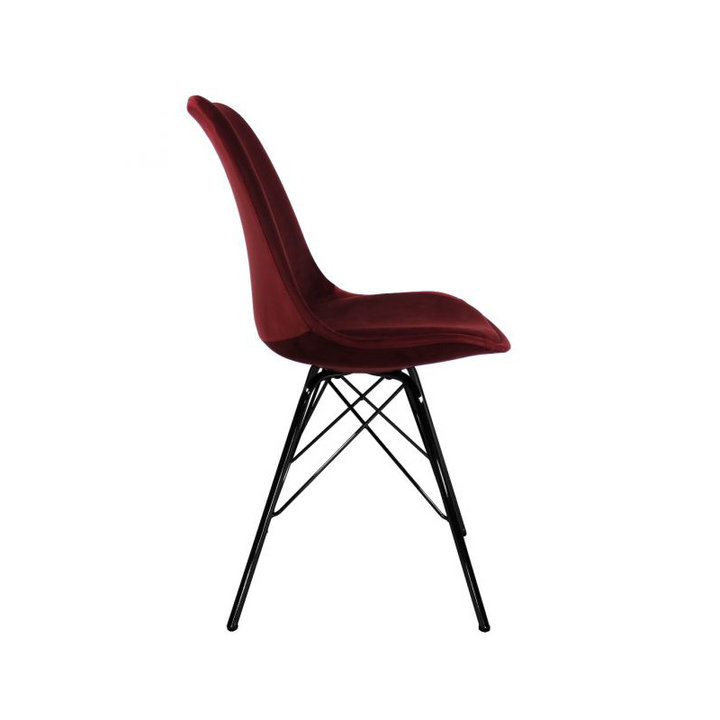 Stoel Velvet - Rood/Cherry - 3
