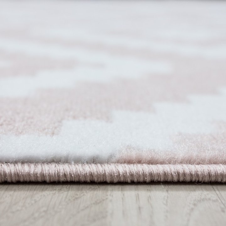Modern vloerkleed - Plus Roze 8005 - 2