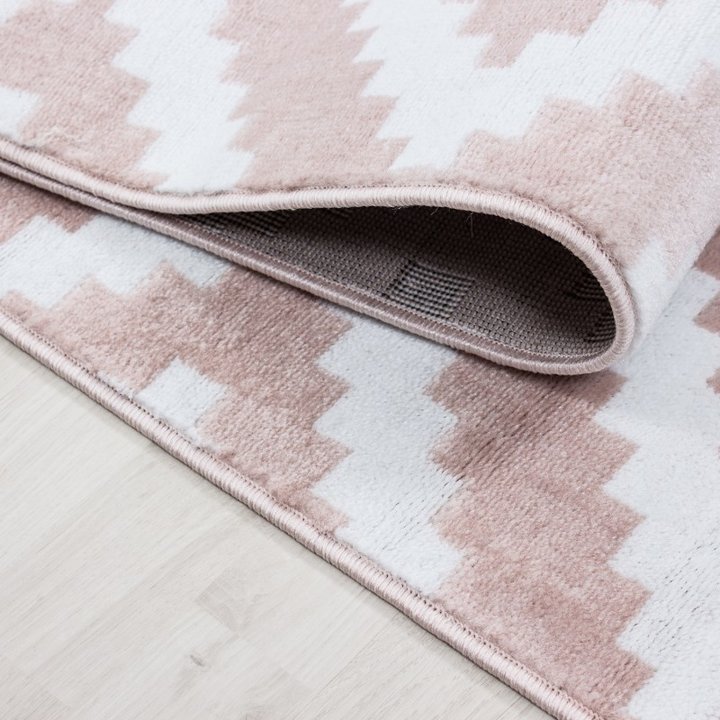 Modern vloerkleed - Plus Roze 8005 - 3