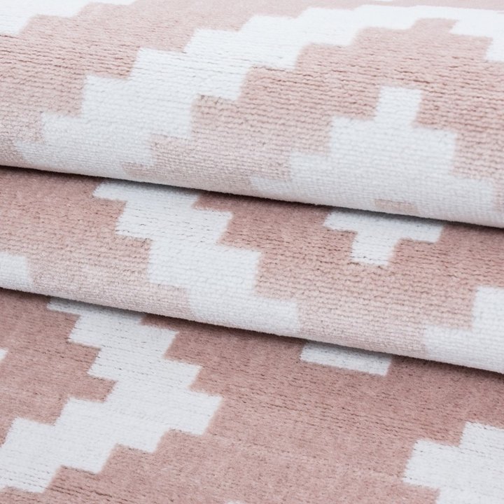 Modern vloerkleed - Plus Roze 8005 - 4