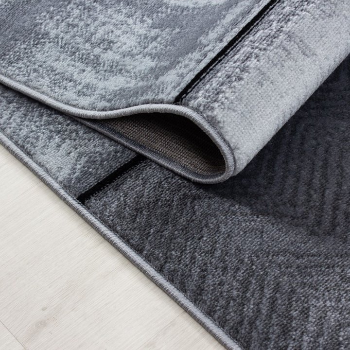 Modern vloerkleed - Plus Zwart 8007 - 3