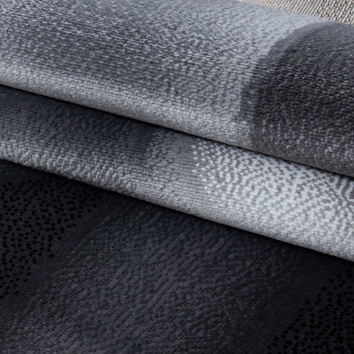 Modern vloerkleed - Plus Zwart 8008 - 4
