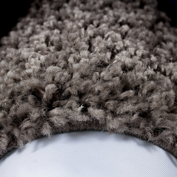 Hoogpolig vloerkleed - Edge Taupe - 4
