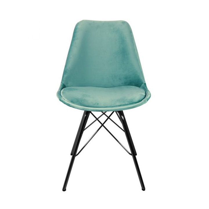 Stoel Velvet - Mintgroen - 1