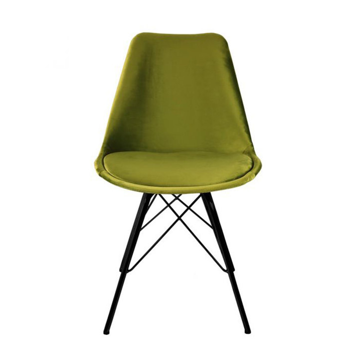 Stoel Velvet - Groen - 1