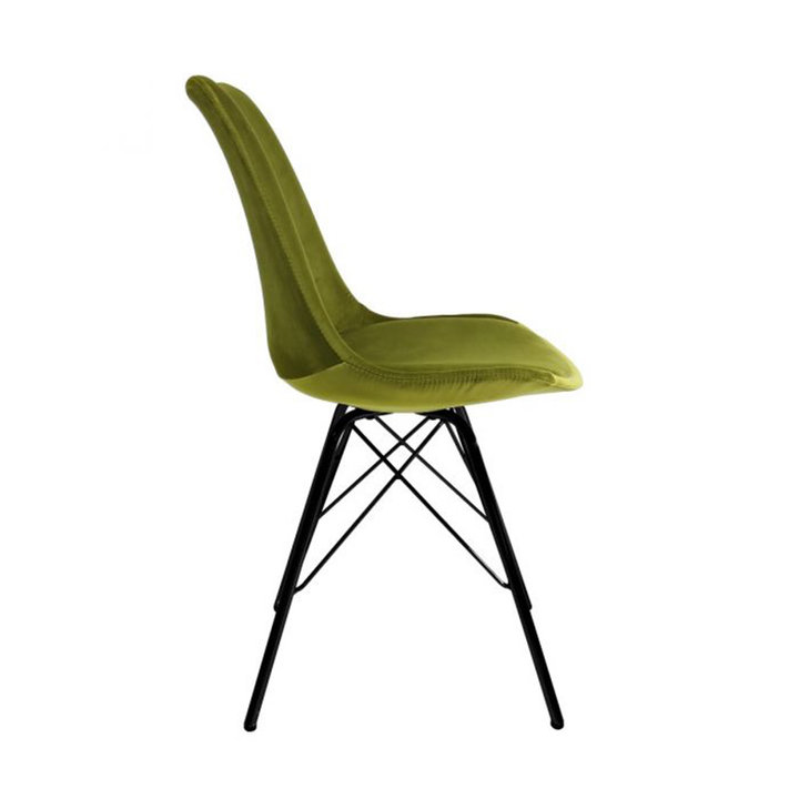 Stoel Velvet - Groen - 2