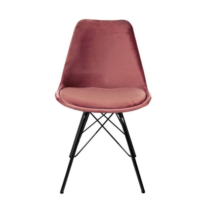 Stoel Velvet - Roze - 1