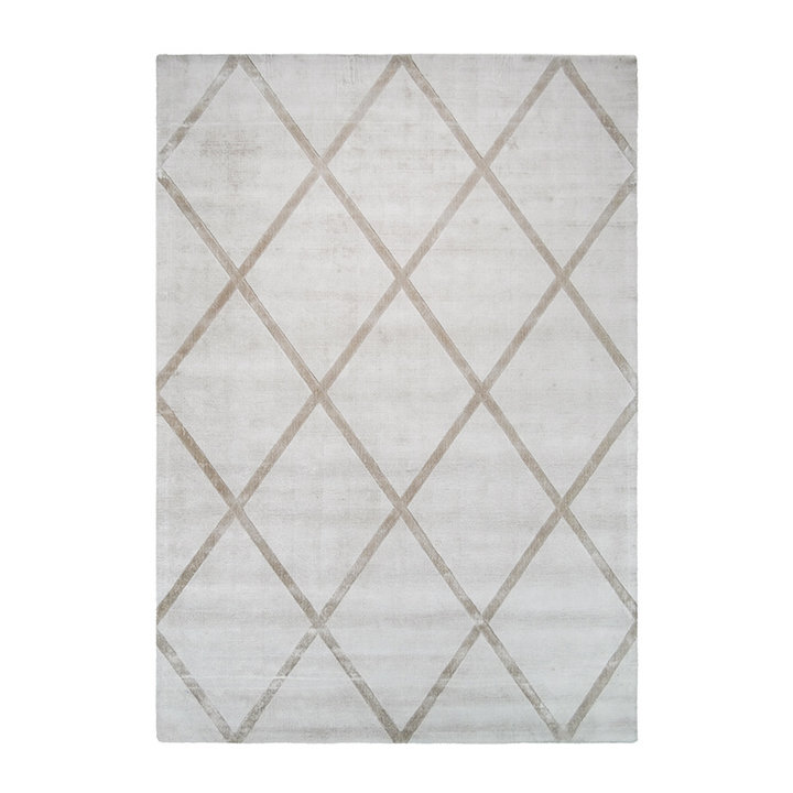 Viscose vloerkleed - Lev Lines Ivoor - 1