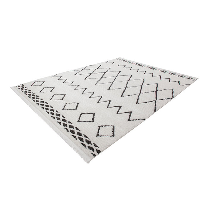 Berber vloerkleed - Agaat 310 Zwart/Wit - 2