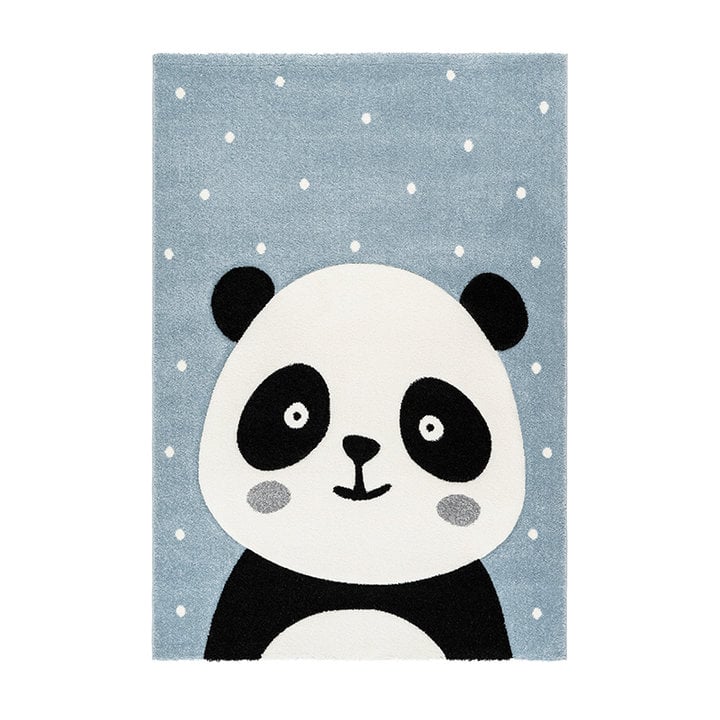 Kindervloerkleed - Atlantisch Panda Blauw - 1