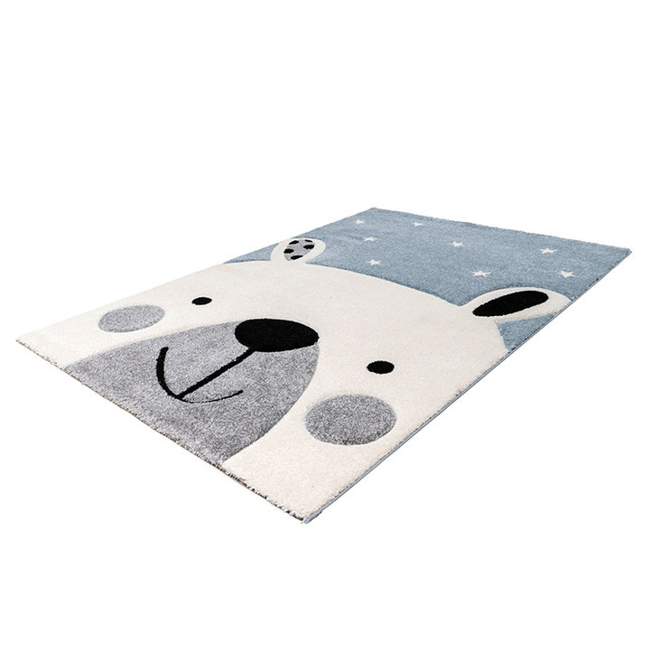 Kindervloerkleed - Atlantisch Beertje Blauw - 1
