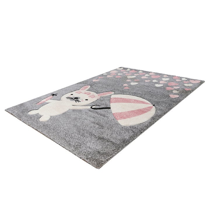 Kindervloerkleed - Atlantisch Konijn Roze - 2