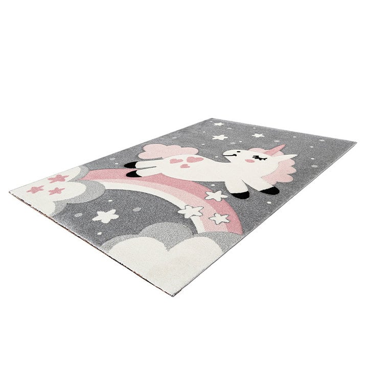 Kindervloerkleed Unicorn - Atlantisch Roze - 1
