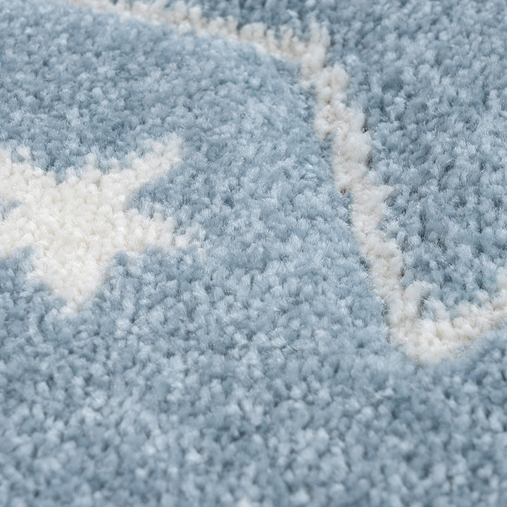 Kindervloerkleed - Atlantisch Sterren Blauw - 3