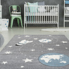 Kindervloerkleed - Atlantisch Sterrenstelsel Zilver - thumbnail