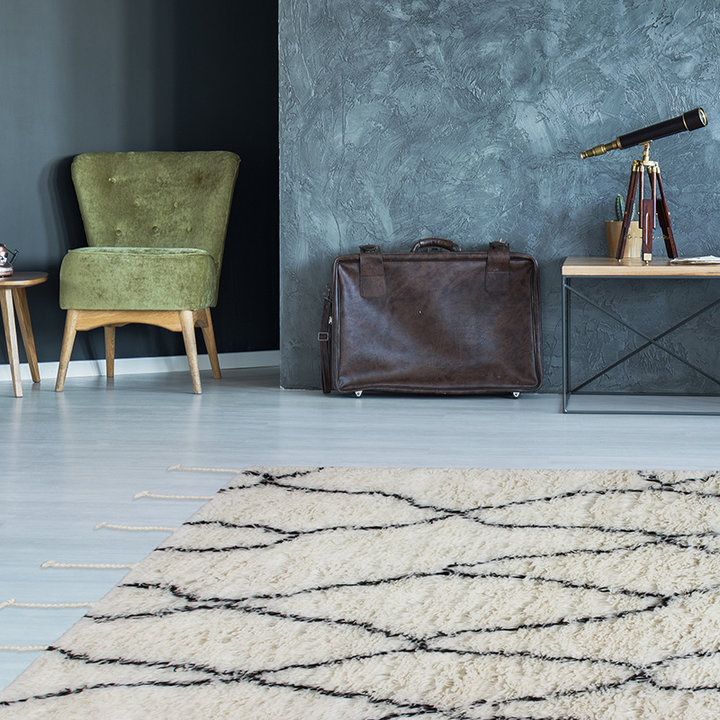 Berber vloerkleed - Casa Shaggy 120 - 1