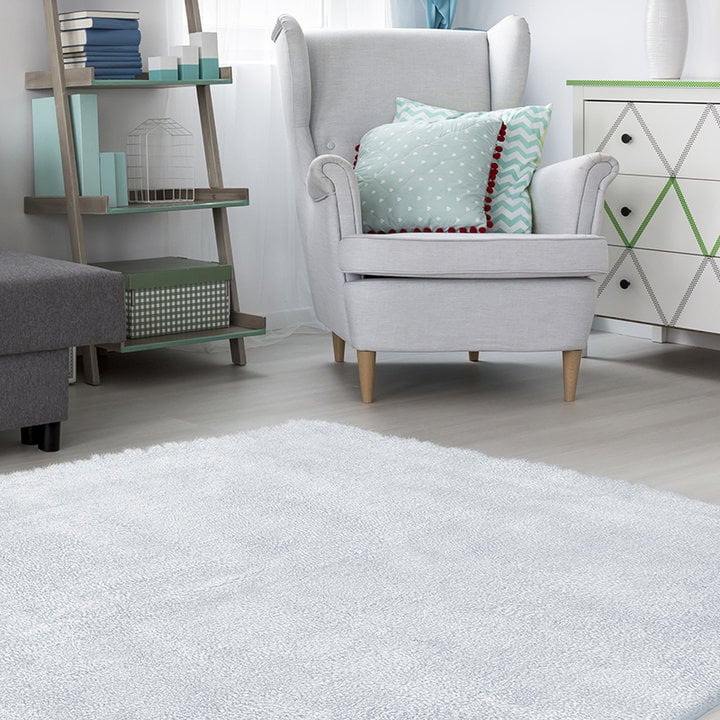 Pastel vloerkleed - Basic Blauw 110 - 1