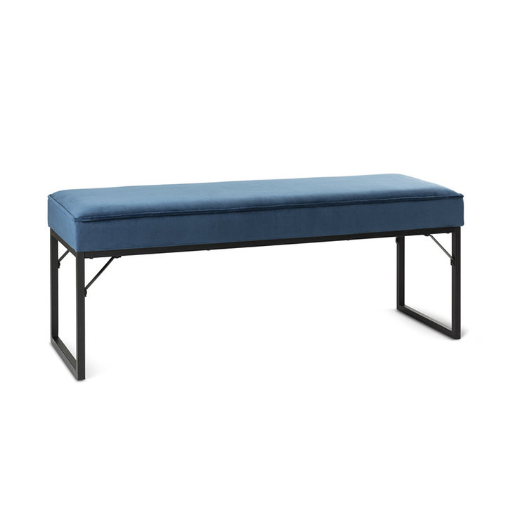 Halbank Fluweel - Londen Blauw - 2