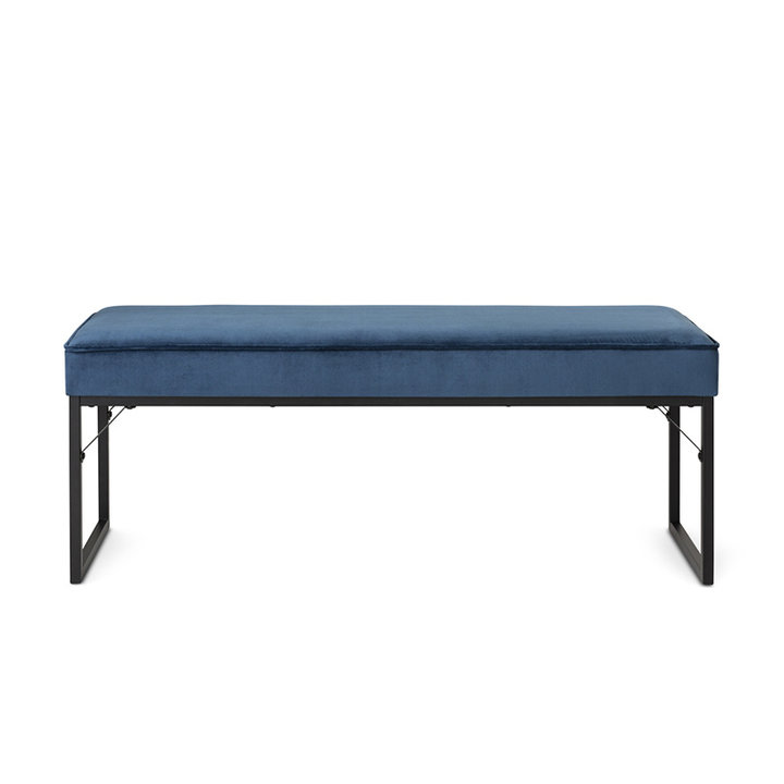 Halbank Fluweel - Londen Blauw - 1